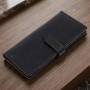 Стильне матове чоловіче портмоне GRANDE PELLE 11560 Чорний