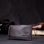 Компактний кард-кейс із натуральної шкіри GRANDE PELLE 11629 Коричневий