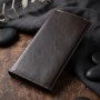 Вертикальний гаманець із відділенням для телефону з натуральної шкіри GRANDE PELLE 11645 Коричневий