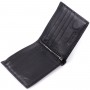 Шкіряне чоловіче портмоне із затискачем ST Leather 22481 Чорний