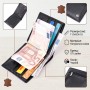 Чоловіче шкіряне портмоне із затискачем ST Leather 22485 Чорний