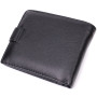 Горизонтальное мужское портмоне из натуральной кожи ST Leather 22487 Черный