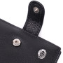 Горизонтальное мужское портмоне из натуральной кожи ST Leather 22487 Черный