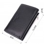 Шкіряний жіночий гаманець у три додавання ST Leather 22488 Чорний