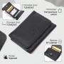 Шкіряний лаконічний гаманець для жінок ST Leather 22506 Чорний