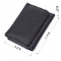 Шкіряний лаконічний гаманець для жінок ST Leather 22506 Чорний