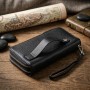 Чоловічий клатч на два відділення з натуральної шкіри ST Leather 22531 Чорний