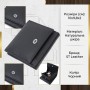 Гарний гаманець для жінок із натуральної шкіри ST Leather 22709 Чорний