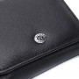 Гаманець для жінок з натуральної шкіри горизонтального формату ST Leather 22722 Чорний