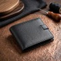Мужской кошелек ST Leather 18339 (ST138) очень стильный Черный
