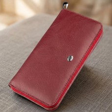 Универсальный женский клатч на молнии ST Leather 18865 Красный