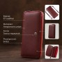 Универсальный клатч-кошелек для женщин ST Leather 18935 Темно-красный