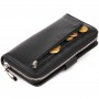Вертикальний місткий гаманець зі шкіри унісекс ST Leather 19300 Чорний