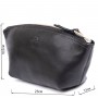 Жіноча косметичка зі шкіри Amelin GRANDE PELLE 11302 Чорна