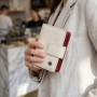 Жіночий гаманець із натуральної шкіри вертикального формату ST Leather 19440 Білий