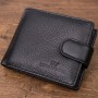 Невеликий місткий гаманець із натуральної шкіри ST Leather 22456 Чорний
