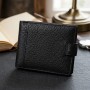 Чоловічий гаманець зручного розміру ST Leather 22471 Чорний