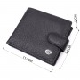 Чоловічий гаманець зручного розміру ST Leather 22471 Чорний