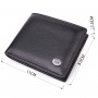 Відмінний затиск із натуральної шкіри ST Leather 22475 Чорний