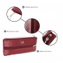 Містка ключниця з натуральної шкіри ST Leather 22508 Бордовий