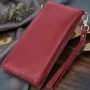 Вертикальний жіночий гаманець-клатч із натуральної шкіри ST Leather 22535 Бордовий
