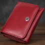 Компактний жіночий гаманець із натуральної шкіри ST Leather 23073 Бордовий