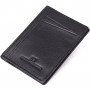 Чоловічий гаманець для карток із натуральної шкіри ST Leather 23091 Чорний