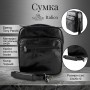 Мужская кожаная сумка Tony Perotti Italico 7058 nero (90634) Черная