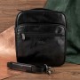 Мужская кожаная сумка Tony Perotti Italico 7058 nero (90634) Черная