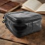 Мужская кожаная сумка Tony Perotti Italico 7058 nero (90634) Черная