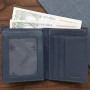 Мужское портмоне Tony Perotti из натуральной кожи Cortina 5079 (90114) Синее