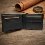Горизонтальное портмоне Tony Perotti Contatto 396 nero (90448) Черное