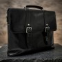 Мужской портфель из натуральной кожи Tony Perotti Italico 9225G-38 (90415) Черный