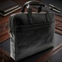 Мужской портфель из натуральной кожи Tony Perotti Italico 6031G-38 (90422) Черный