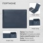 Мужское портмоне Tony Perotti натуральная кожа Cortina 5012 navy (90202) Темно-синее