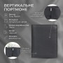 Вертикальное портмоне Tony Perotti из натуральной кожи Cortina 5054 (90236) Черное