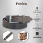 Мужской ремень из натуральной кожи Tony Perotti Cinture 0106 moro (90340) Коричневый
