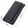 Большая ключница с функцией кошелька из натуральной кожи ST Leather 22492 Черный