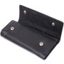 Большая ключница с функцией кошелька из натуральной кожи ST Leather 22492 Черный