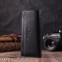 Большая ключница с функцией кошелька из натуральной кожи ST Leather 22492 Черный