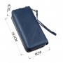 Интересный женский клатч с ремешком ST Leather 18869 Синий