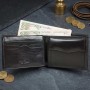 Мужское портмоне Tony Perotti Italico из натуральной кожи 533 (90435) Черное