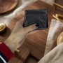 Женская монетница Tony Perotti из натуральной кожи Italico 1615 nero (90542) Черная
