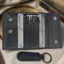 Ключница Tony Perotti из натуральной кожи Cortina 5005 nero (90131) Черная
