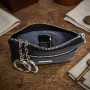 Ключница Tony Perotti New Contatto из натуральной кожи 359L nero (90418) Черная