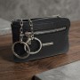 Ключница Tony Perotti New Contatto из натуральной кожи 359L nero (90418) Черная