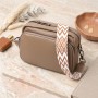Женская сумка кросс-боди из натуральной кожи Vintage 22293 Бежевая