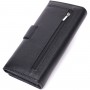 Жіночий шкіряний гаманець для карток купюр та монет ST Leather 22548 Чорний