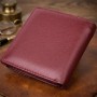 Невеликий жіночий гаманець з монетницею з натуральної шкіри ST Leather 22544 Бордовий