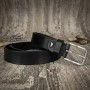 Мужской брючный ремень Tony Perotti из натуральной кожи 746/35 NERO (90361) Черный